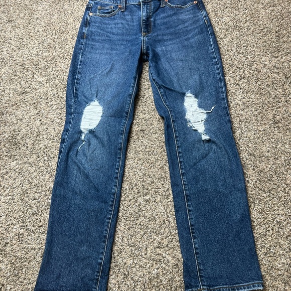 Universal thread size 4/27 distressed high rise slim straight - Picture 12 of 12